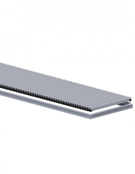 Комплект S рамка с алюминиевой решеткой для конвекторов Carrera 4SV2 Black 110 280.1750 Комплект S рамка с алюминиевой решеткой для конвекторов Carrera 4SV2 Black 110 280.1750