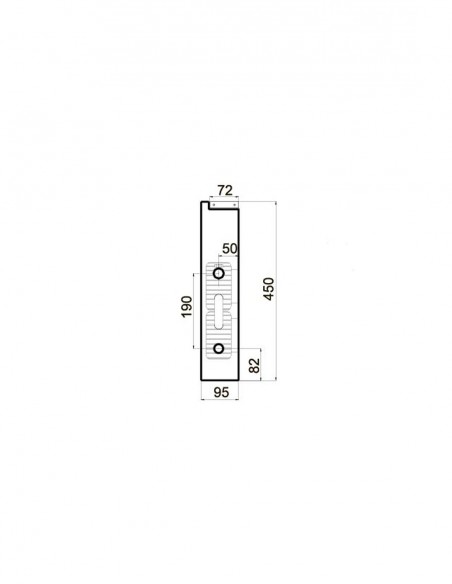 Настінний конвектор Polvax W.KEM.95.2000.450 Настінний конвектор Polvax W.KEM.95.2000.450