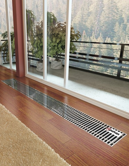 Внутрипольный конвектор принудительной конвекции Polvax KV.PREMIUM.160.1250.180 Внутрипольный конвектор принудительной конвекции Polvax KV.PREMIUM.160.1250.180