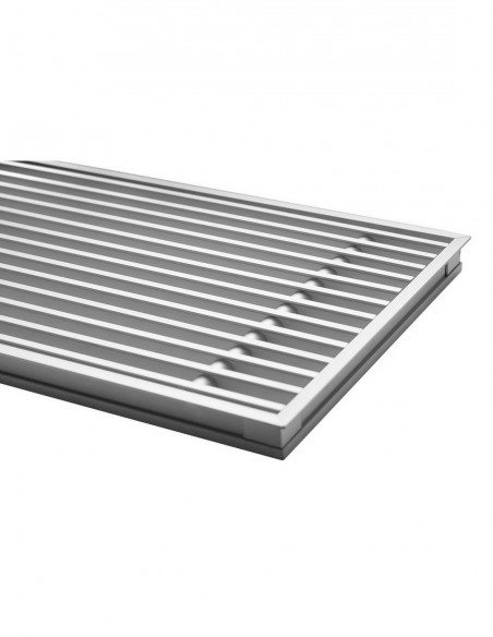 Комплект S рамка з алюмінієвою решіткою для конвекторів Carrera SV Inox/Black 90/120. 300.2000. Комплект S рамка з алюмінієвою решіткою для конвекторів Carrera SV Inox/Black 90/120. 300.2000.