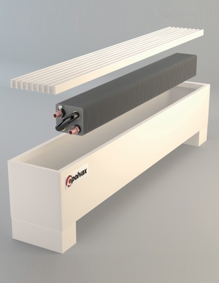 Підлоговий конвектор природної конвекції Polvax N.KEM.180.2500.245 Підлоговий конвектор природної конвекції Polvax N.KEM.180.2500.245