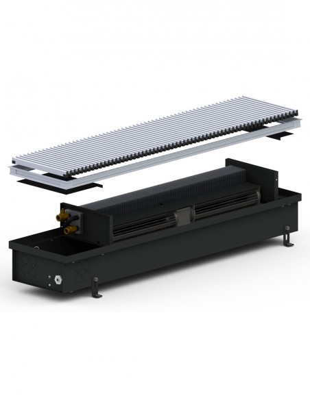 Внутрипольный конвектор принудительной конвекции Carrera 4SV Black 110 DC24 200.1750.110 Внутрипольный конвектор принудительной конвекции Carrera 4SV Black 110 DC24 200.1750.110