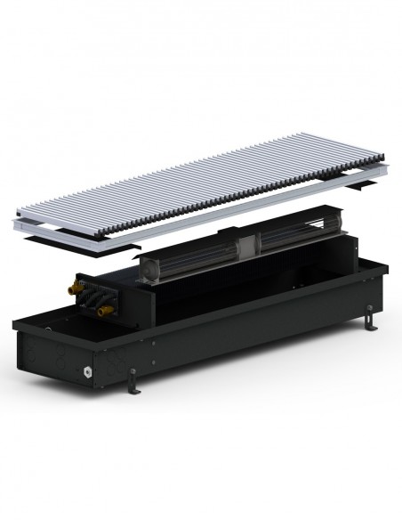 Внутрішньопідлоговий конвектор примусової конвекції Carrera 4SV2 Black 120 295.2750.120 Внутрішньопідлоговий конвектор примусової конвекції Carrera 4SV2 Black 120 295.2750.120