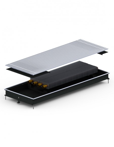 Внутрипольный конвектор естественной конвекции Carrera С2 Black 65 380.2750.65 Внутрипольный конвектор естественной конвекции Carrera С2 Black 65 380.2750.65