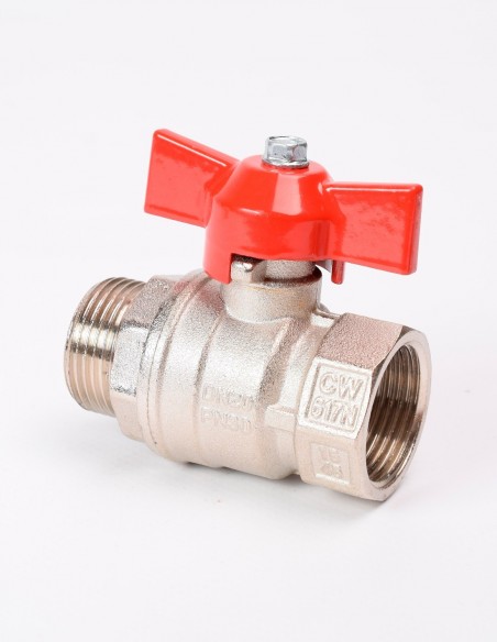 Кран кульовий Itap 3/4 дюйма 3В метелик IT1190034 Кран кульовий Itap 3/4 дюйма 3В метелик IT1190034