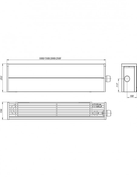 Настенный конвектор Carrera WRV 150.1000.250 Настенный конвектор Carrera WRV 150.1000.250
