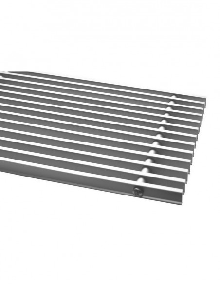 Решітка алюмінієва для конвекторів Carrera СV2 Inox/Black 90/120. 380.1750 Решітка алюмінієва для конвекторів Carrera СV2 Inox/Black 90/120. 380.1750